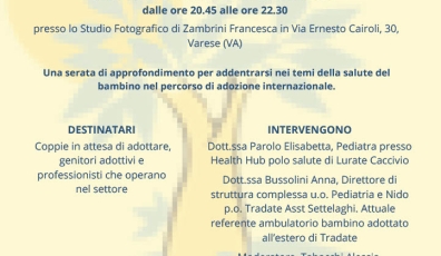  ACCOGLIENZA SANITARIA ED ADOZIONE INTERNAZIONALE